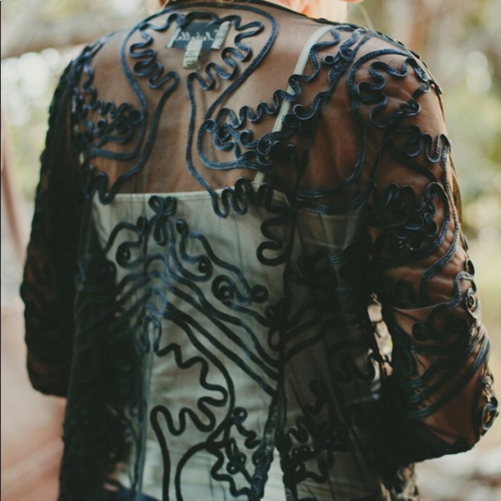 Cleobella Ribbon Sheer Jacket - Picture 4 of 5